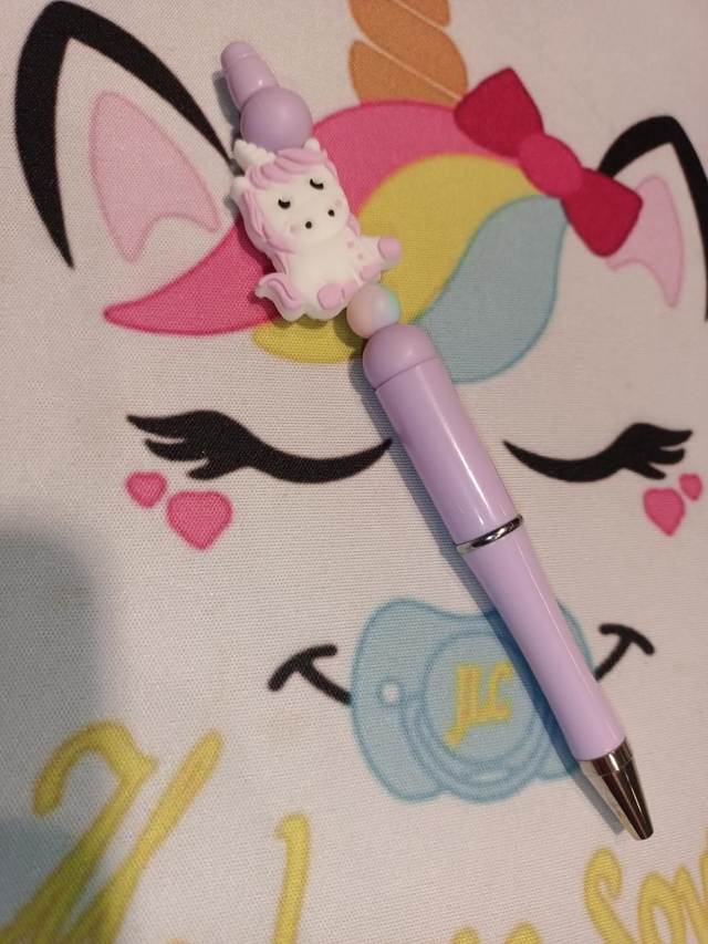 Stylo avec recharge Licorne 