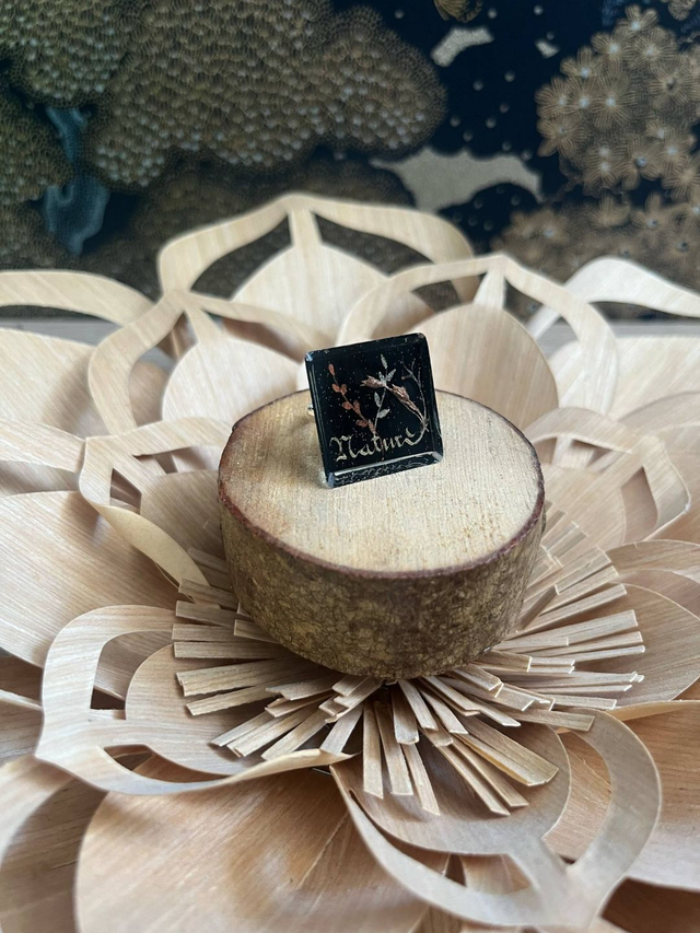 Nature feuillage or cuivre