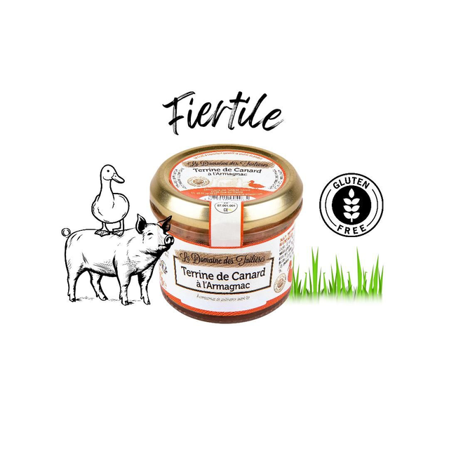 Terrine canard à l'armagnac 