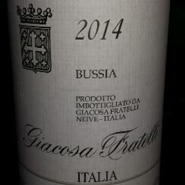 2014 Barolo Bussia DOCG Giacosa Fratelli