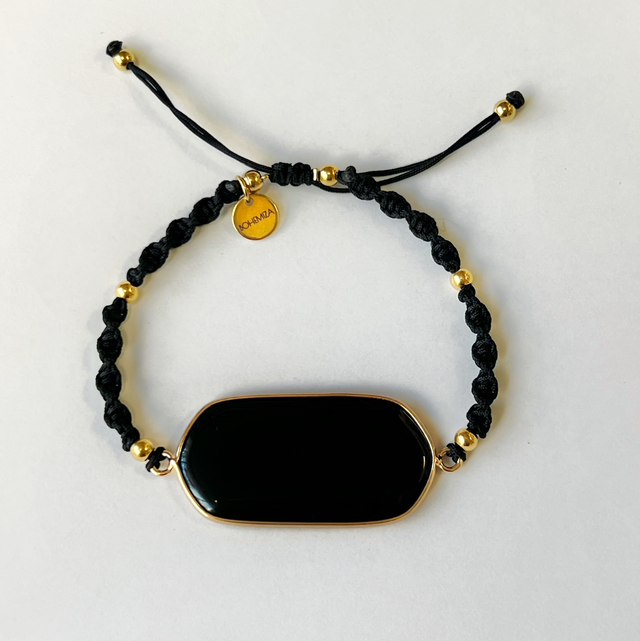 BRACELET AGATE NOIRE