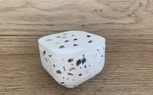 Coffret à bijoux incrustée de chips en Améthyste