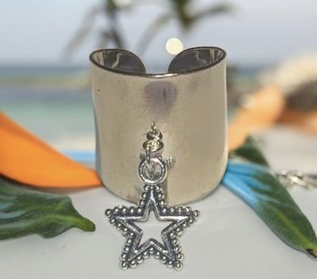 Bague pampille étoile