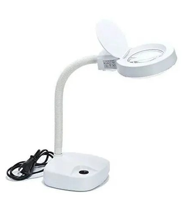 Magnifier: Elektrische loeplamp met buigarm 