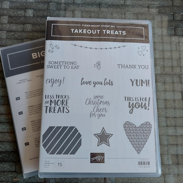 Takeout Treats stamp and die bundle