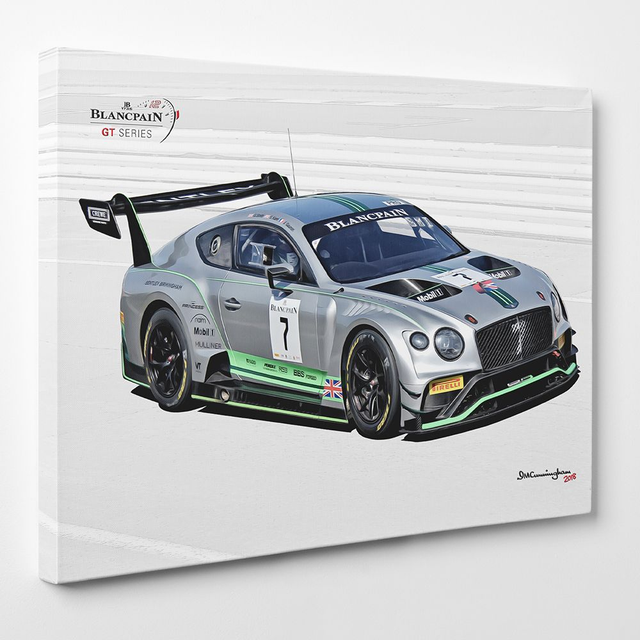 C181106 Bentley Continental GT3 Blancpain GT Team M Sport #7 Silverstone 2018