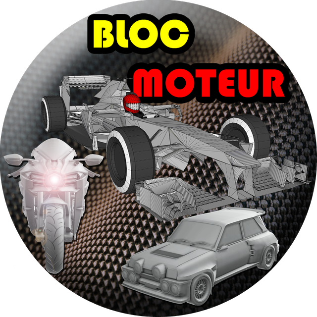 Adhésif rond Bloc Moteur pour voiture