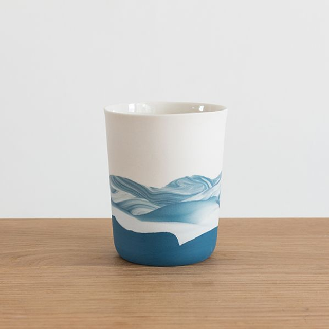 Tasse  - 32 cl - Horizons - Bleu émeraude