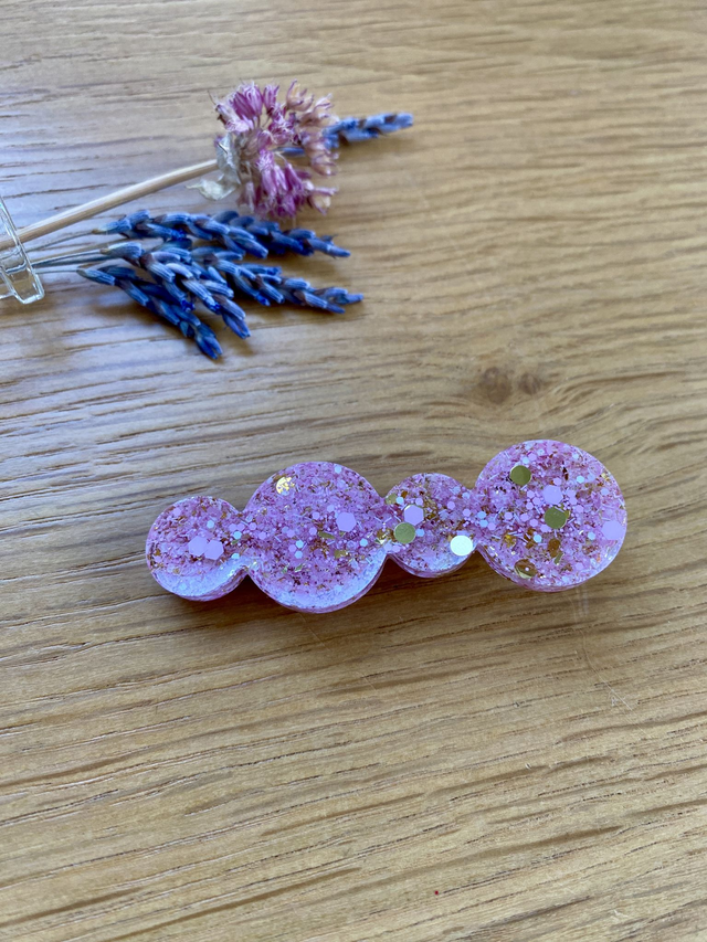 Barrette Albertine - lilas