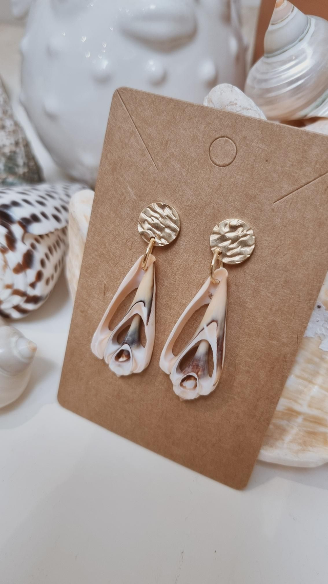 Boucles d'oreilles coquillages