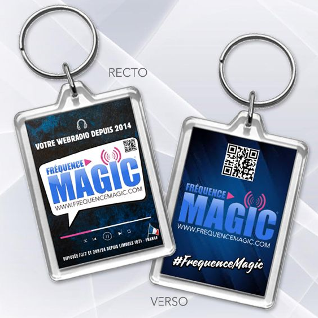 PORTE CLES 2 FACES DEPUIS 2014