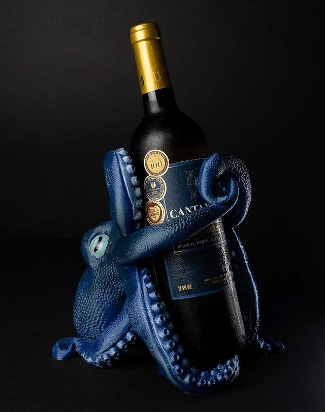 Support bouteille de vin : Octopus