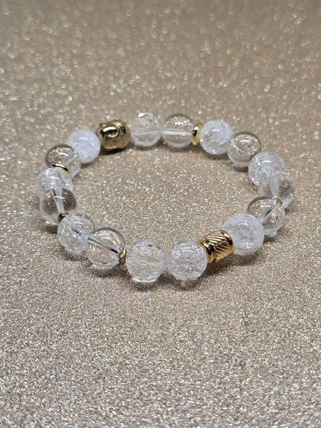 Bracelet Cristal de roche en 1 cm