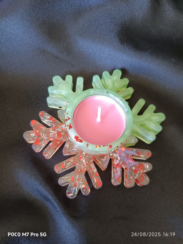 Photophore flocon de neige 