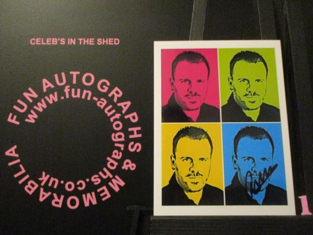 Simon Phillips Authentic Autographed 6x4.5 Pop Art Limited Edition (1)