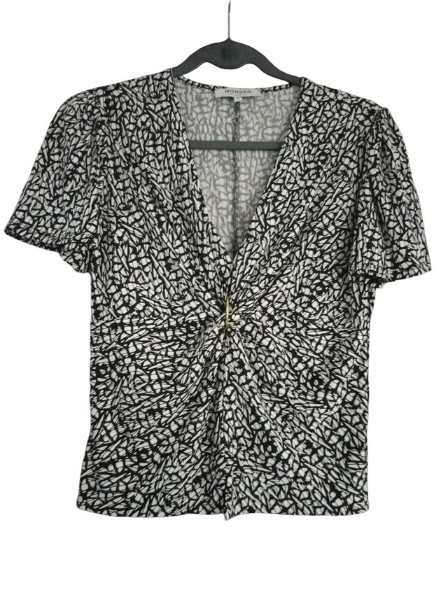 Haut noir et blanc Morgan taille s