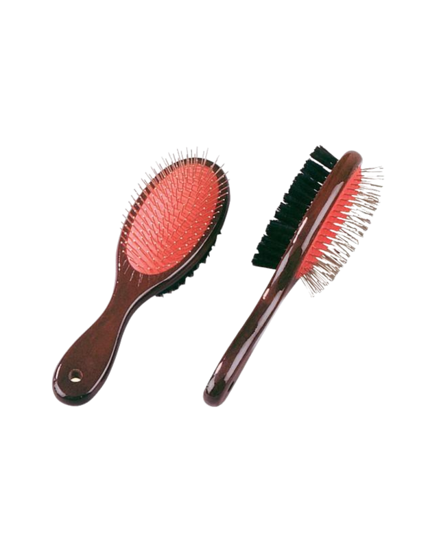 Brosse double pour chiot poils fin et fil doux