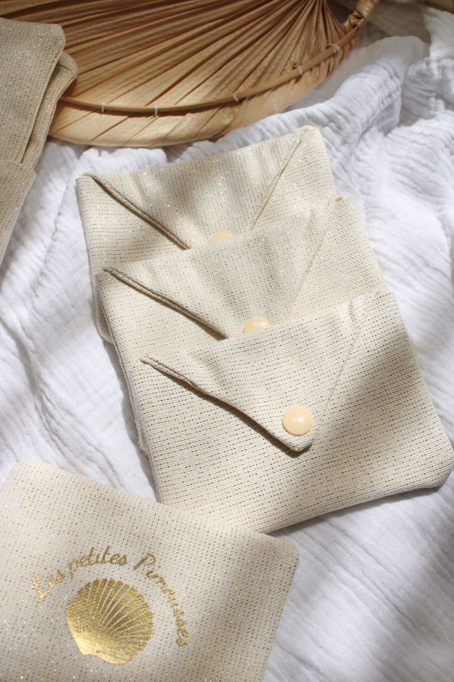 Pochette à bijoux artisanale - petite 