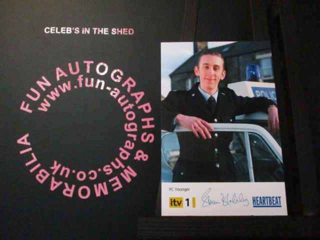 Steven Blakeley (PC Younger) Original Pre-Print Yellow &amp; Black Heartbeat 6x4 Cast Card