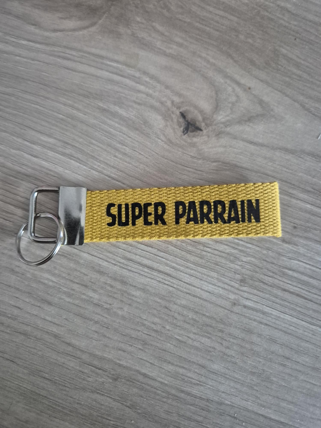 Porte clef Super Parrain 