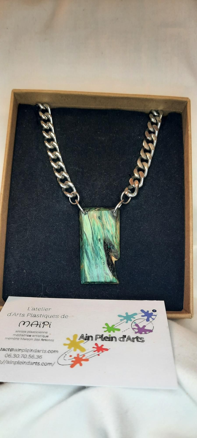 Collier homme loupe de frêne