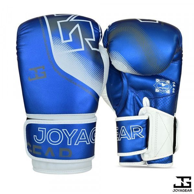 THE JOYAGEAR "EVOLUTION" KICKBOKSHANDSCHOENEN - BLAUW-WIT EV700-BLUE-WHITE