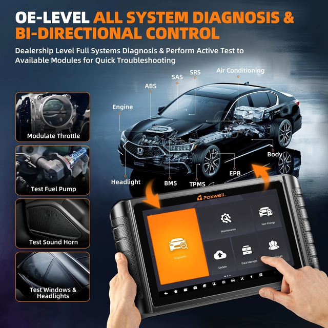 NT1009 OBD2 Professional Full OBD2 Car Diagnostic Scanner