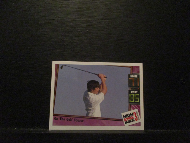 On The Golf Course - Location Card High School Musical 3 Senior Year Original Trading Card