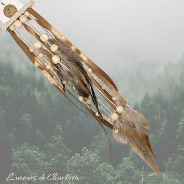 Barrette Amérindienne "Nature"