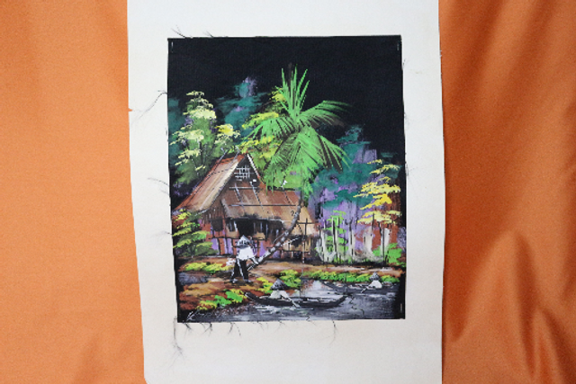 Seidenmalerei, Asien