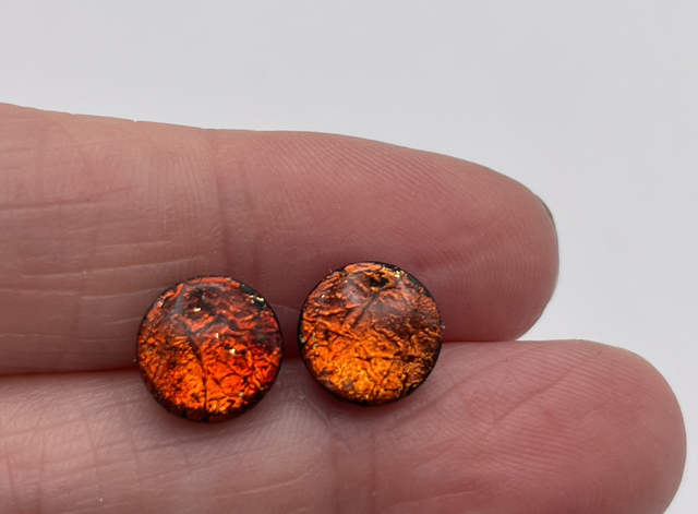 Amber studs