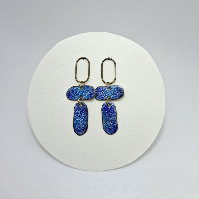 Boucles d'oreilles "Pléiade T" 