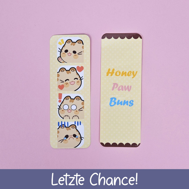 Orange Katzen Emotes Lesezeichen