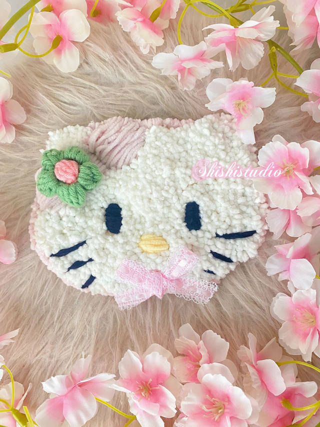 Hello Kitty mug rug/coaster 