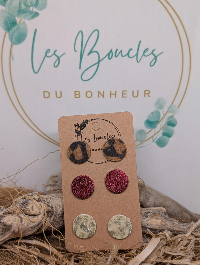 Lot de 3 paires de puces pu027