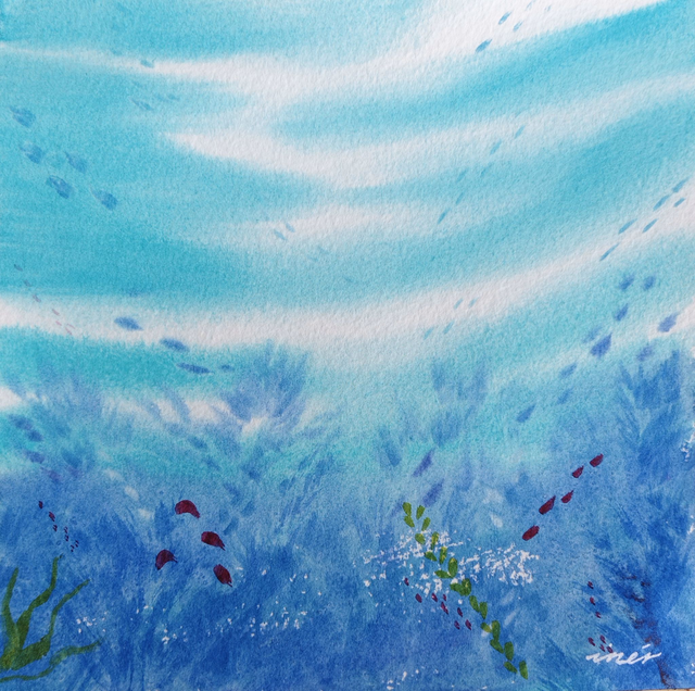 Fondo marino - 20 x 20 cm 