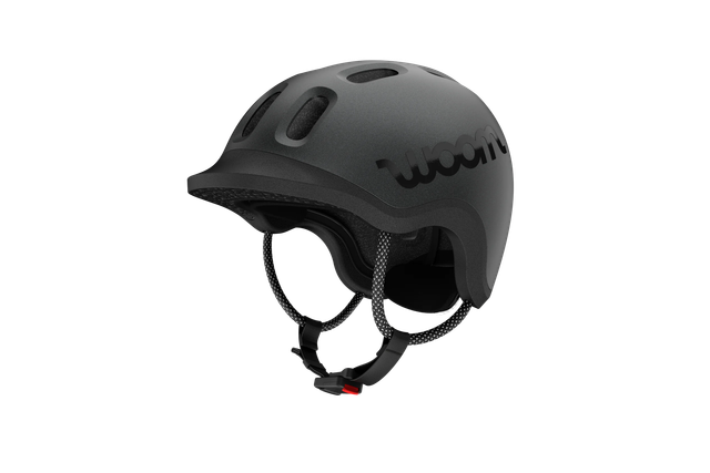 woom READY Kinderhelm charcoal metallic