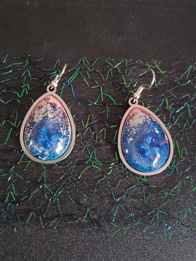 Boucles d’oreilles « Les Papillons d’Abysses »