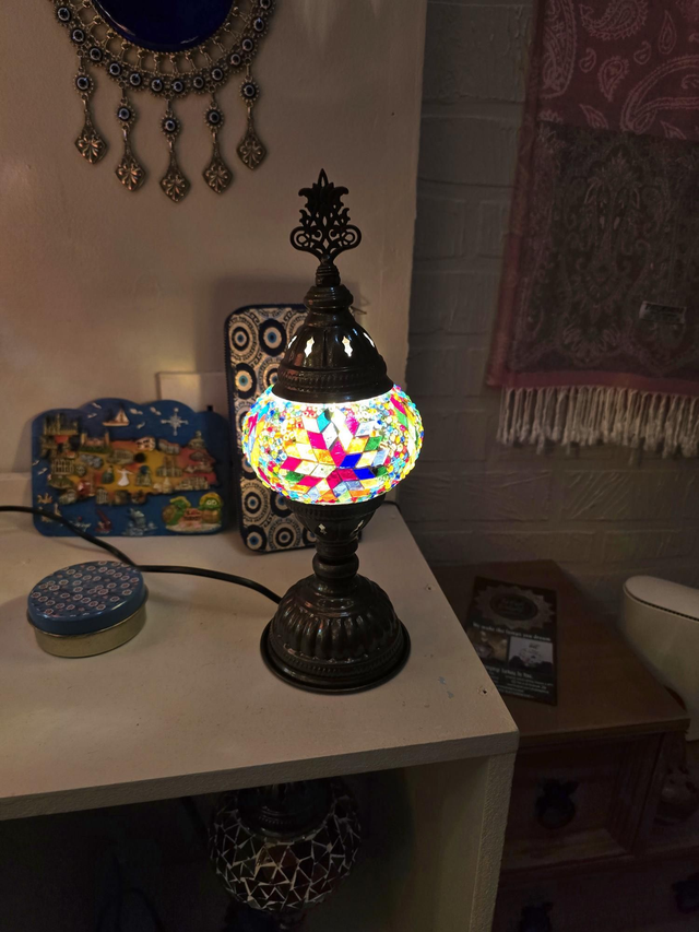 Small Mosaic Table Lamp