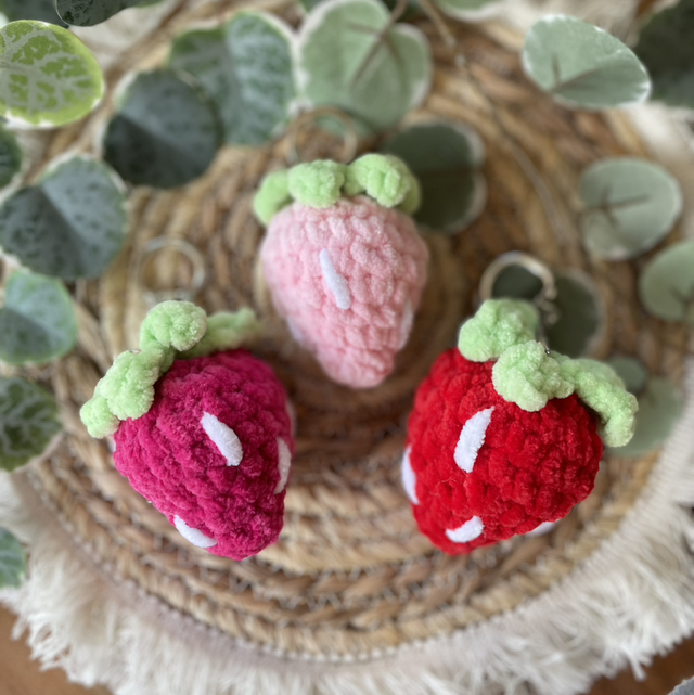 Erdbeer Schlüsselanhänger 🍓 