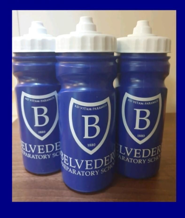 Water bottle - light weight, leakproof and BPA free.