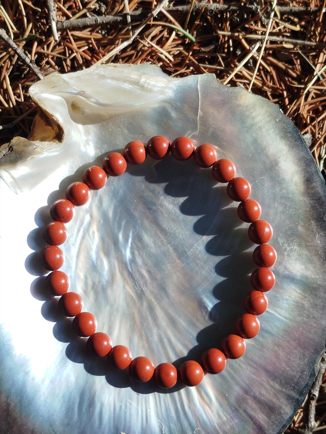 Bracelet Jaspe rouge