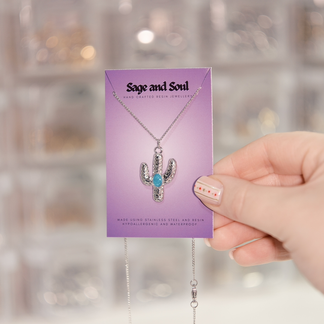 Sale - Cactus Necklace
