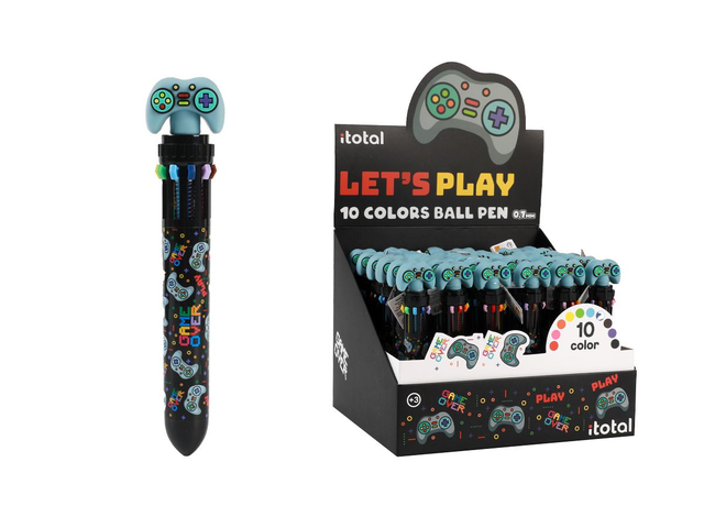 Penna 10 Colori itotal con Topper 3D – LETS PLAY
