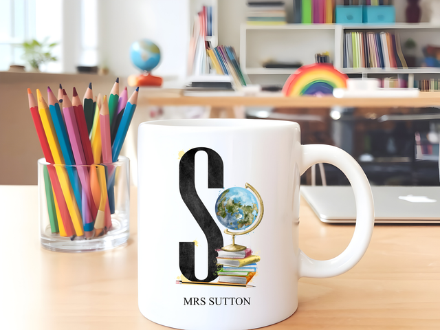 Personalised Initial Teacher Mug
