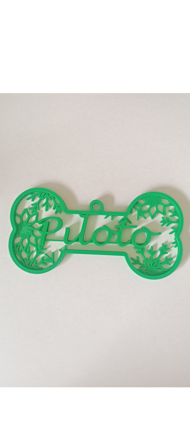 Christmas ornament - Bone