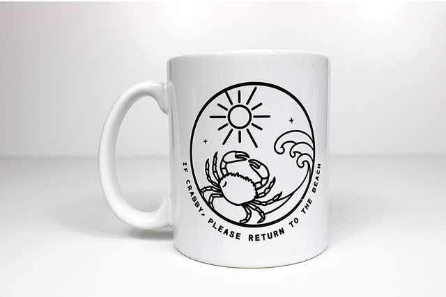 If Crabby, Return To The Beach 11oz Mug