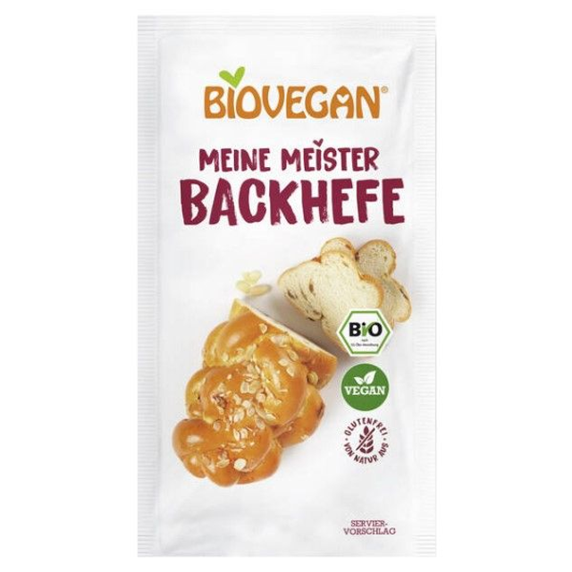 Biovegan Meister Backhefe, 7g Packung