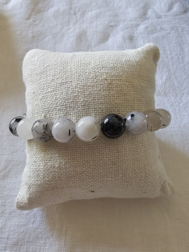 bracelet quartz tourmaline 10MM