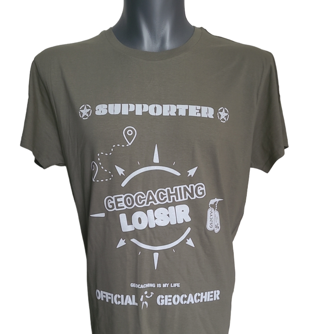 Tee-shirt "Supporter" Geocaching Loisir